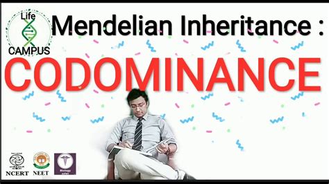 Examples of codominance include ab blood type in humans and red and white flower petals in rhododendrons. #Codominance, #Lifecampus Codominance || Classical ...