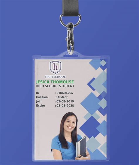 High School Id Card Template Images And Photos Finder