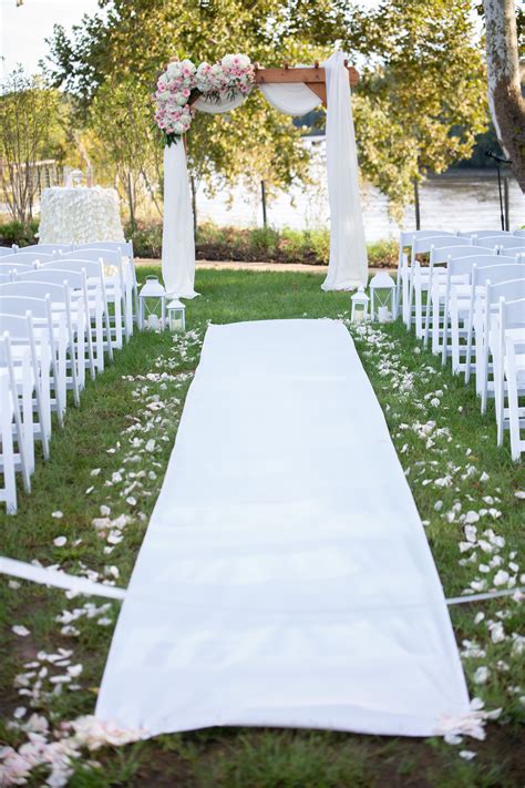 Aisle Runner For An Outdoor Wedding Ceremony Photo By Visuals By J
