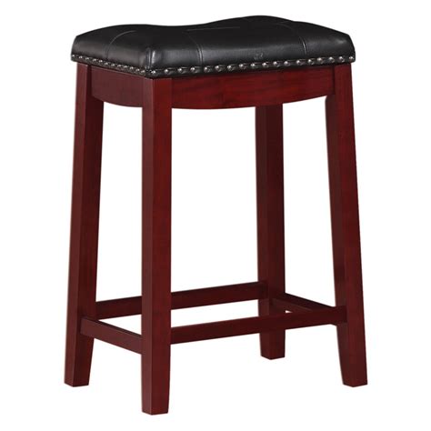 Bambach or salli saddle stools: Padded Saddle Bar Stool Upholstered Cushion Seat White ...