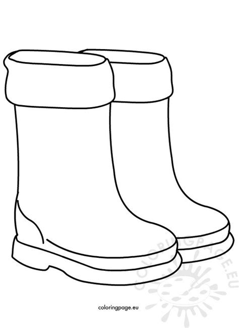 Find more coloring page shoes printable pictures from our search. Rain Boots Children Shoes - Coloring Page