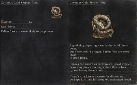 Check spelling or type a new query. Covetous Gold Serpent Ring | Dark Souls 3 - Gosu Noob