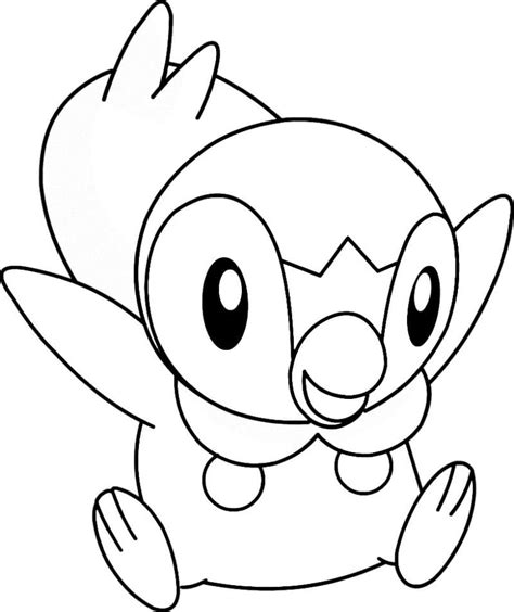 Piplup Coloring Pages Free Printable Coloring Pages For Kids