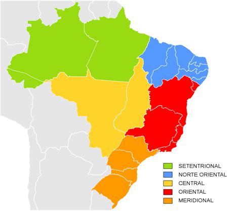 RegiÕes Do Brasil → Quais São Mapas Características Estados