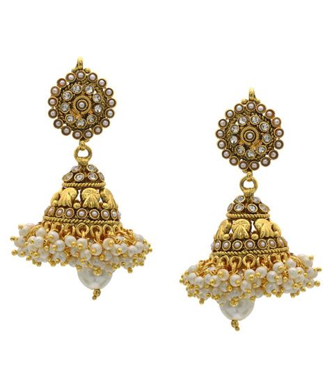 Beautiful Antique Gold Plated Jhumka Buy Beautiful Antique Gold