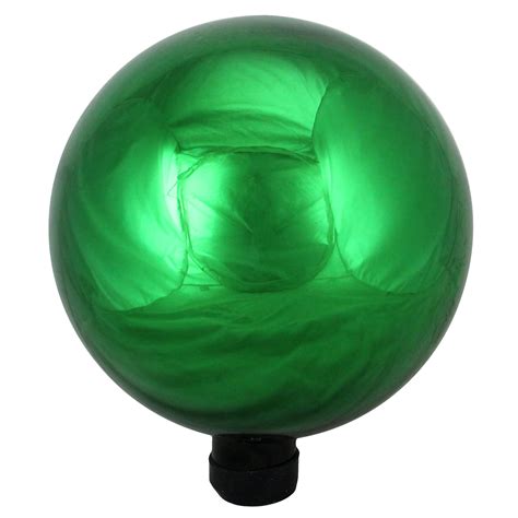 10 emerald green glass outdoor patio garden gazing ball