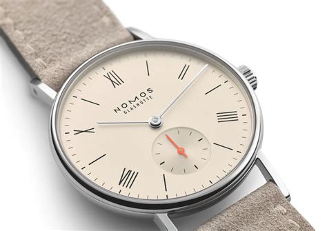 Nomos Glashutte Ludwig 33mm Champagne Dial Sapphire Crystal Back Watch