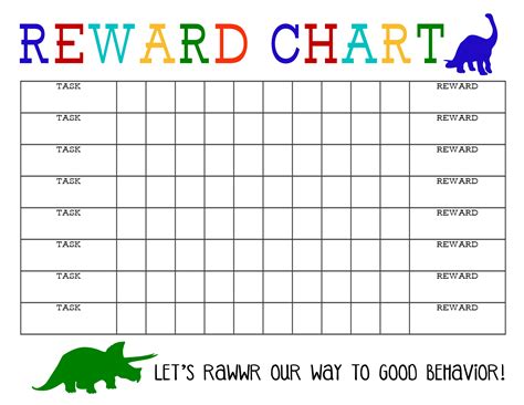 Blank Sticker Chart Inside Blank Reward Chart