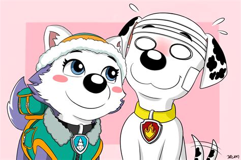 Paw Patrol Ice And Fire By Trc001 On Deviantart