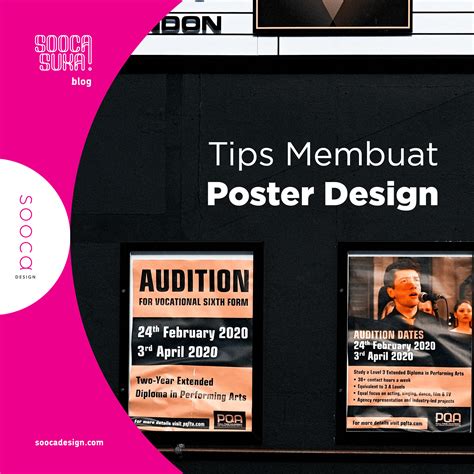 5 Tips Membuat Poster Design Informatif Dan Menarik