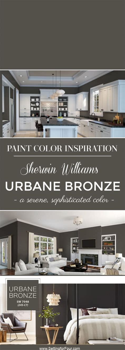 Color Of The Year 2021 Sherwin Williams Urbane Bronze Sw 7048 Setting
