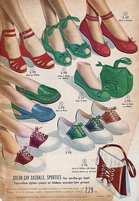 1940s Shoes 1940s Pinterest Retro Mode Vintage Mode Moda Vintage