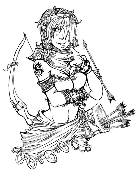 Some of the coloring page names are long bow clipart etc, coloring archer coloring img 13281, archer drawing by rj roskom, filearcherfish the work of gods children, large coloring at colorings to and color, pin on to color, online coloring for color nimbus, medieval archers gambeson size large green color gdfb, large mandala coloring. miss Archer by Syrahde on DeviantArt