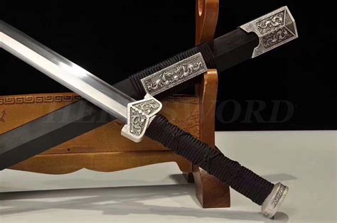 Handmade T1095 High Carbon Steel Chinese Sword God Dragon Han Jian