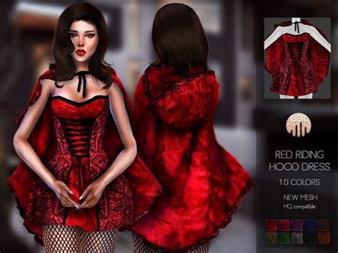 Sims 4 Little Red Riding Hood Cc