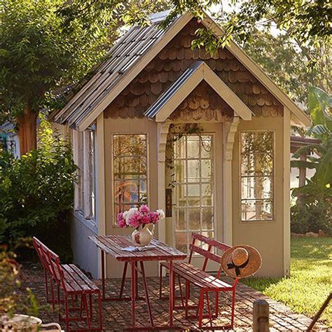 Expand Your She Shed Out Further With Its Own Patio Table And Chairs