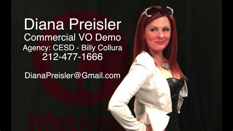 Diana Preisler Commercial Voice Over Demo Cesd Agency Vo Talent Youtube