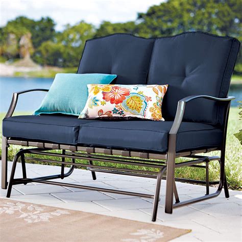 Shop wayfair for all the best loveseat & sofa patio furniture cushions, outdoor couch cushions. 2020 Latest Outdoor Loveseat Gliders With Cushion