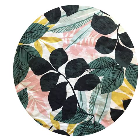 Tropical Fabric 100 Cotton Tropical Leaf Print Fabric Etsy In 2022
