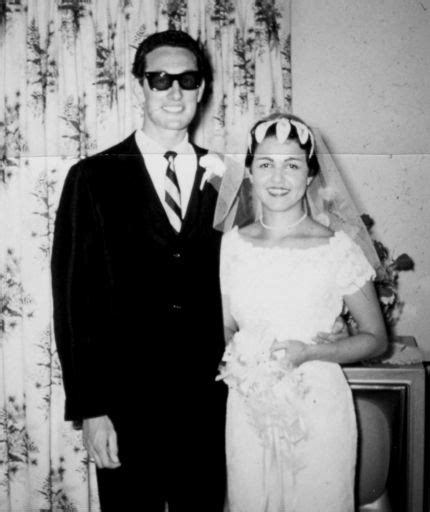 Buddy Holly And His Wife Maria On Their Wedding Day 1958 In 2020