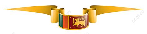 Sri Lanka National Flag Realistic Nationality Symbol Png And Vector