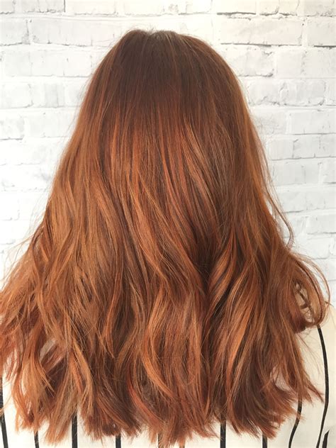 Burnt Orange Hair Color Celesta Fischer