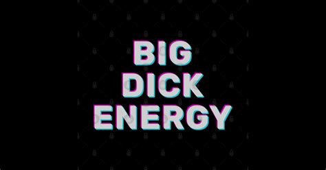 Big Dick Energy 80s Aesthetic Design Big Dick Energy Sticker