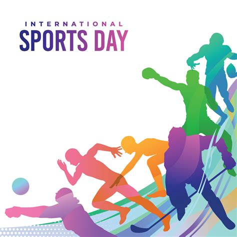 Sports Background Vector International Sports Day Illustration