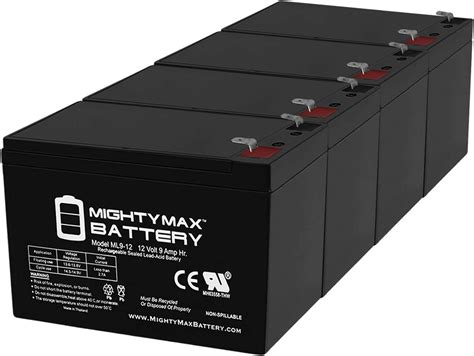 12v 9ah Rechargeable Sealed Lead Acid Sla Agm Battery F2 By