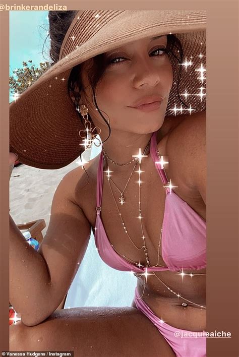 Vanessa Hudgens Flaunts Figure In Thong Bikini As She Enjoys Tropical Vacation In Turks And