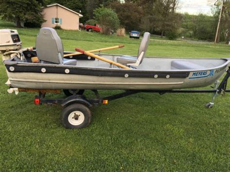1981 Aluminum Fishing Boat And Trailer Meyers 1981 For Sale