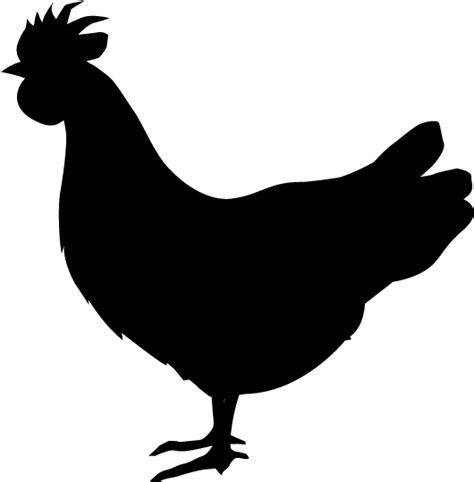 Chicken Silhouette Clipart Free 10 Free Cliparts Download Images On