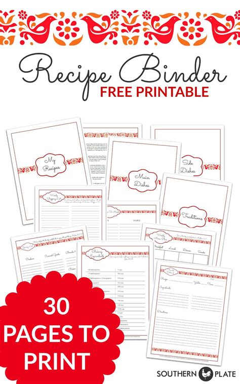 Our favorite diabetic cake recipes are sure to please your sweet tooth and your blood sugar. Free Printable Recipe Binder Set - Southern Plate
