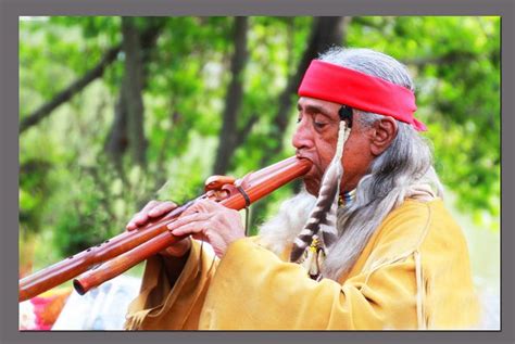 Playing Two Flutes Native American Music Native American Flute Native North Americans