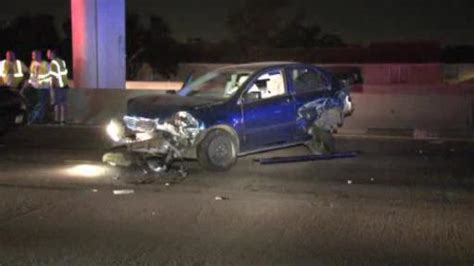 Chevy Malibu Rear Ends Toyota Corolla On 290 And Flips Over Houston