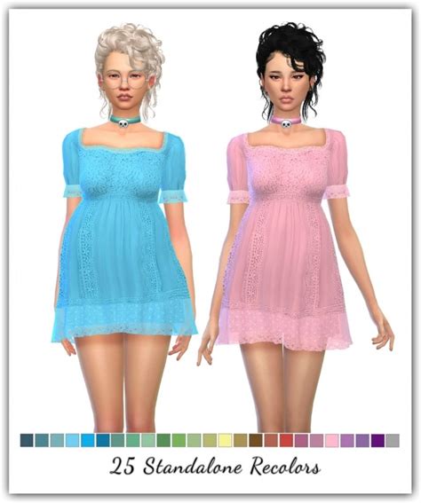 Sunset Dress Recolors At Maimouth Sims4 Sims 4 Updates