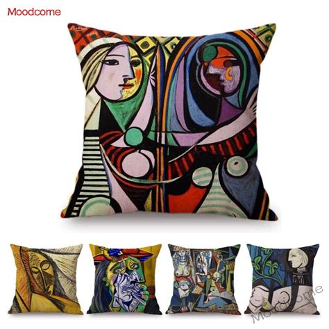 Throw Pillow Case Cushion Cover Painting Modern Art Decorative