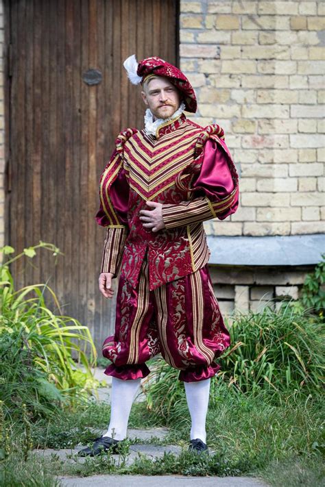 Renaissance Mens Costume Medieval Costume Prince Etsy