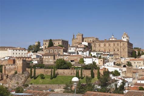 Casco Antiguo De Cáceres Extremadura Ciudad Monumento Patrimonio De La