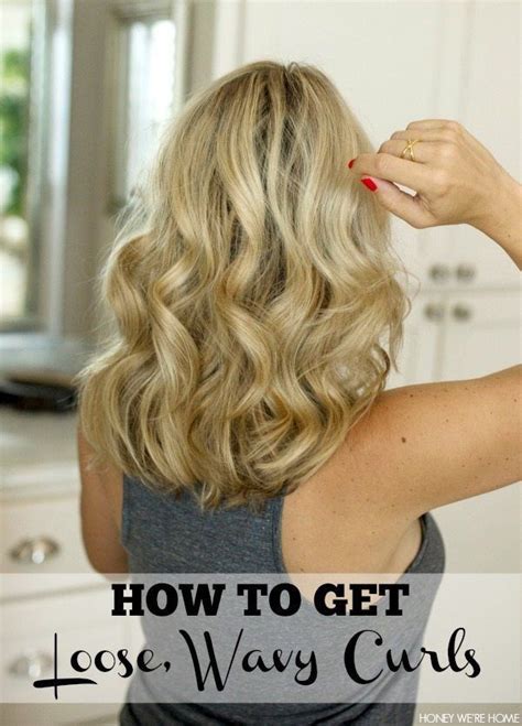 How To Curl Your Hair For Loose Waves Honey We Re Home Hair Curling Tips Curls For Long