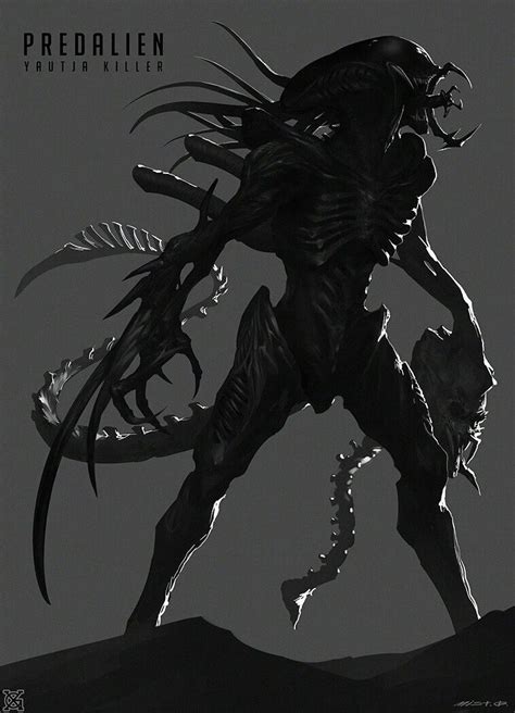 Predalien By Mist Xg In 2019 Predator Alien Alien Vs Predator Predator