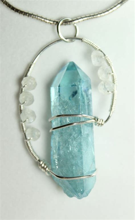 Wire Wrapped Gemstone Crystal Piece What A Creative And Interesting