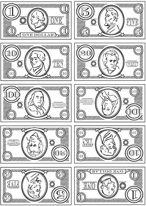 Printable Play Money Black And White That Are Exhilarating Ruby Website