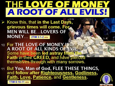 Maybe you would like to learn more about one of these? COLUMNA BITES OF WISDOM: The Love of Money is a Root of ...