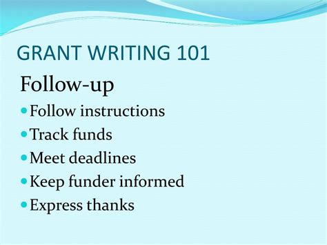 Ppt Grant Writing 101 Powerpoint Presentation Free Download Id1653707