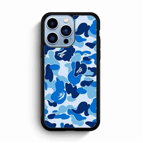 Bape Blue Camo Iphone 13 Phone 13 Pro Iphone 13 Pro Max Case