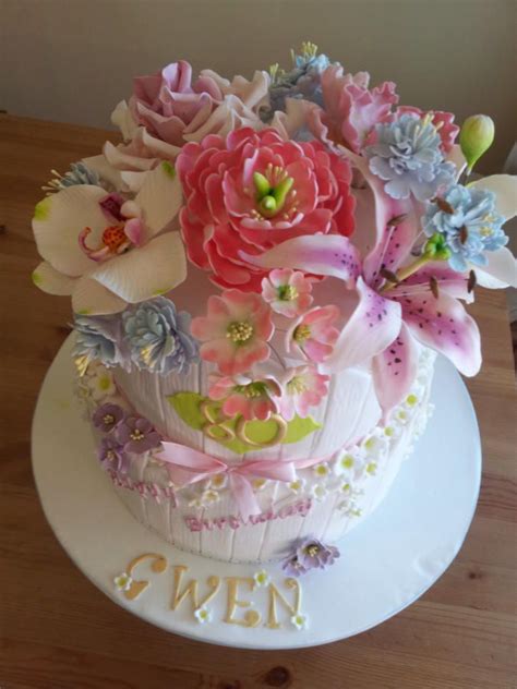 No one knows how to approach the every year we get older, all we can hope is that the past year was successful. A birthday cake for a lady who turned 80. I thought I will ...