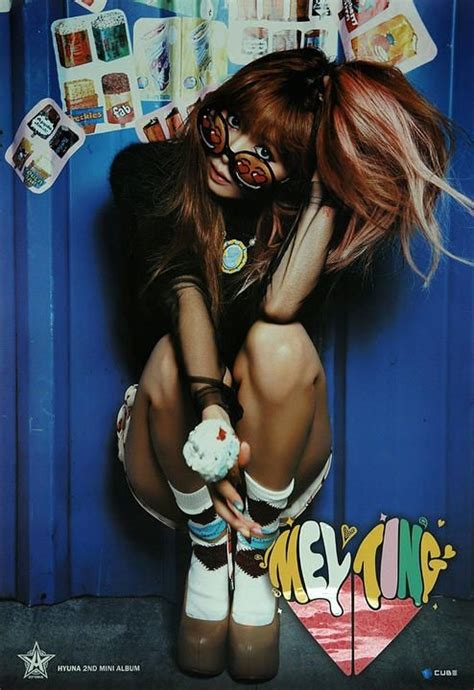 Yesasia Hyuna Mini Album Vol 2 Melting Poster In Tube Cd Hyuna