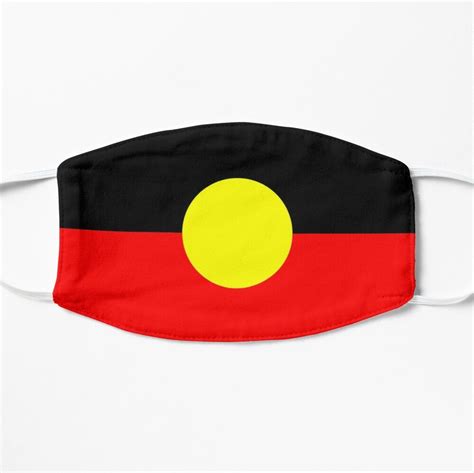 Australian Aboriginal Flag Mask By Valentinahramov Aboriginal Flag