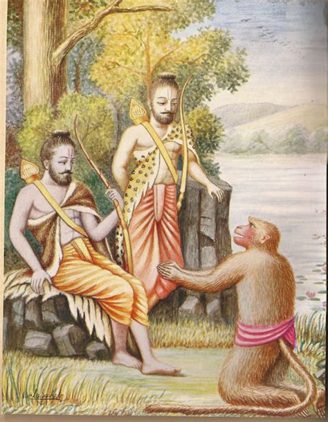 Swamis Indology Blog Kiskindha Kanda Pictures From Valmiki Ramayana